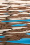 Colorful Abstract Reflections Of Canyon Walls On Lake Powell