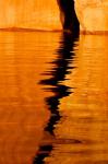 Tapestry Wall Reflection's Detail At Sunrise, Utah