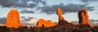 Arches National Park Balanced Rock Panorama, Utah