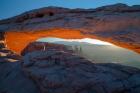 Overlook Vista Through Mesa Arch, Utah