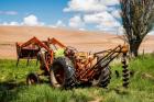 Tractor Used For Fence Building, Washington