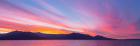 Sunset Panoramic Over The Olympic Mountains And Hood Canal