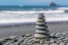 Stacked Beach Rocks, Washington State