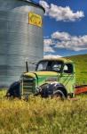 Silo With Old Field Truck
