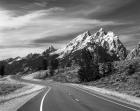 Teton Park Road and Teton Range, Grand Teton National Park, Wyoming