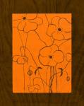 Wenge Wood Floral 4-Orange