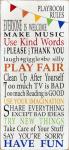 Playroom Rules