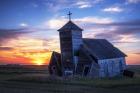 Sunset at St Johns Lutheran Church