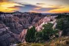 Sunset Over Badland Valley