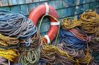 Lines on a Maine Dock