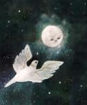 Dove and Moon