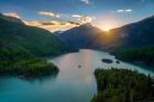 Sunset at Diablo Lake