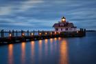 Twilight at Roanoke Marshes Lighthouse