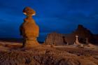 Mushroom Hoodoo Blue Hour