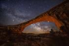 Milky Way behind Owachomo Bridge lite