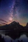 Milky Way Dawn over Jenny Lake
