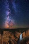 Milky Way Yellowstone Falls