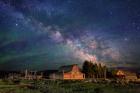 Stars over John Moulton Homestead