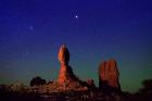 Stars over Balanced Rock