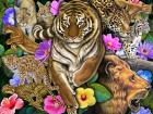 Wild Cats & Flowers