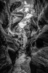 Slot Canyon Utah 11 Black & White