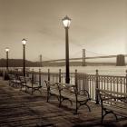 San Francisco Bay Bridge at Dusk