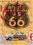 Route 66 Vintage Postcard
