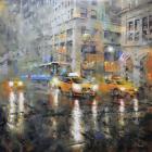 Manhattan Orange Rain
