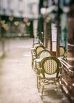 Cafe Chairs on Quiet Village Street