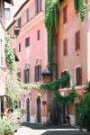 Pink Buildings in Rome