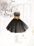 Little Black Gold Dress