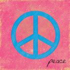 Peace Blue and Pink