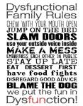 Dysfunctional Family Rules 3