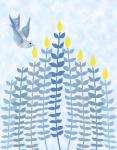 Bird Hanukkah Candles