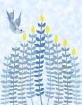 Bird Hanukkah Candles