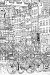 B&W City Scene I