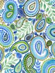 Blue & Green Paisley II