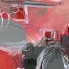 Red & Gray Abstract I