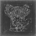 Motorcycle Engine Blueprint I