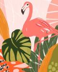 Jungle Flamingo I