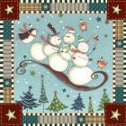 Sledding Snowmen I