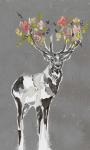 Deer & Flowers I