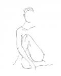 Nude Contour Sketch II