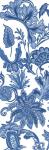 Indigo Chintz V