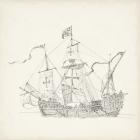 Antique Ship Sketch VI