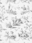 Toile Design in Grey