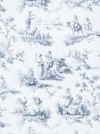 Toile Design in Blue