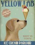 Yellow Labrador Ice Cream