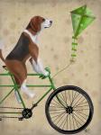 Beagle on Bicycle