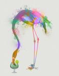 Rainbow Splash Flamingo 3